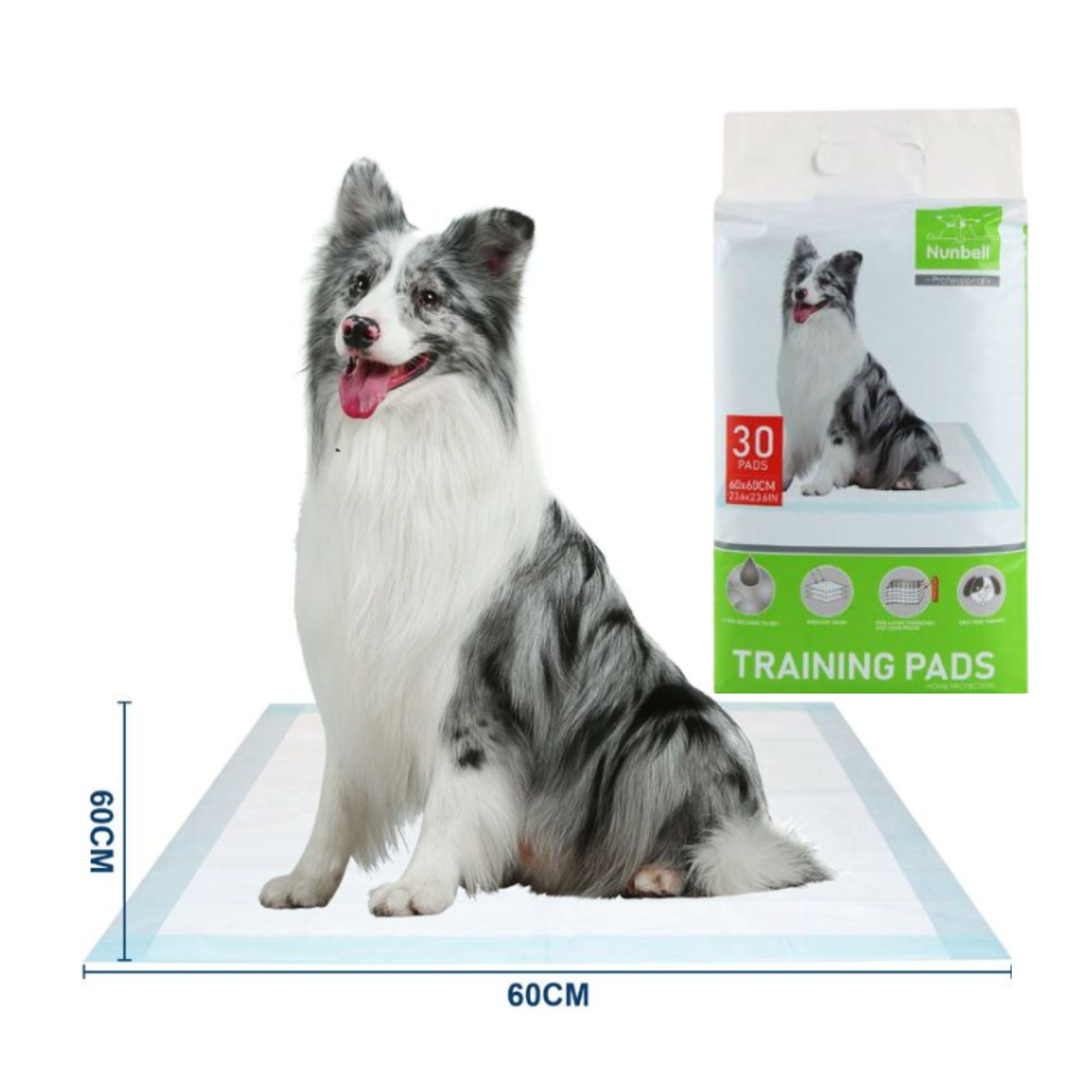 Imagen de Productos para mascotas y animales Empapadores desechables para perros 30pcs en color 60x90 cm de Meishida